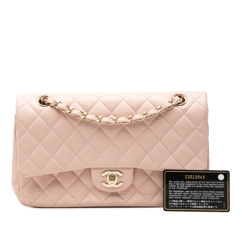 Medium Classic Lambskin Double Flap - Image 8