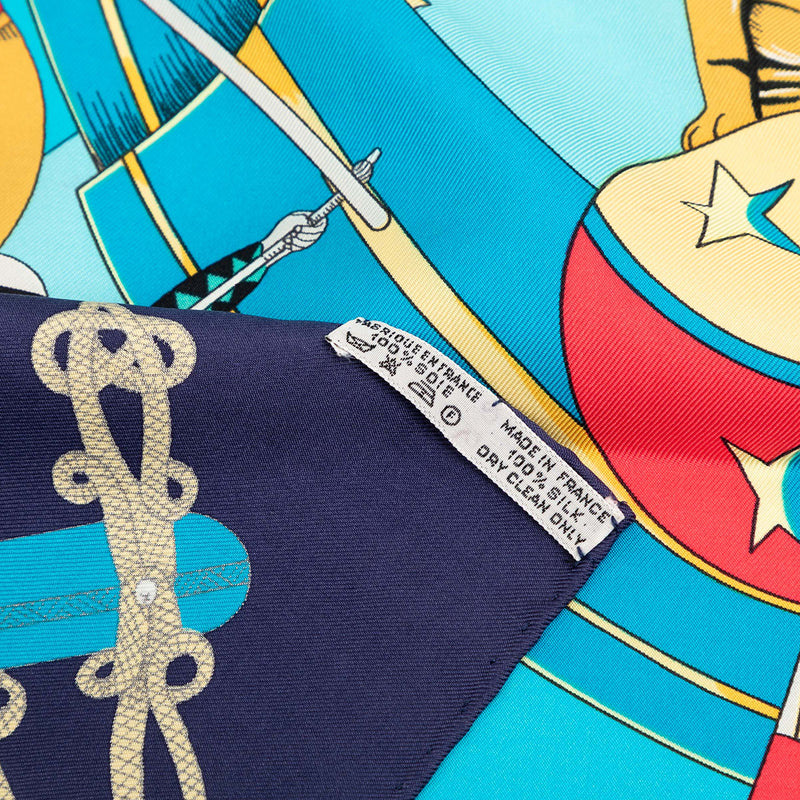 Circus Silk Scarf 90 - Image 4