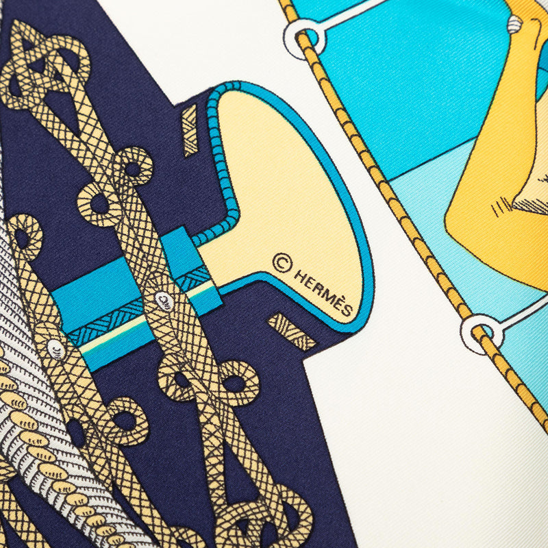 Circus Silk Scarf 90 - Image 5