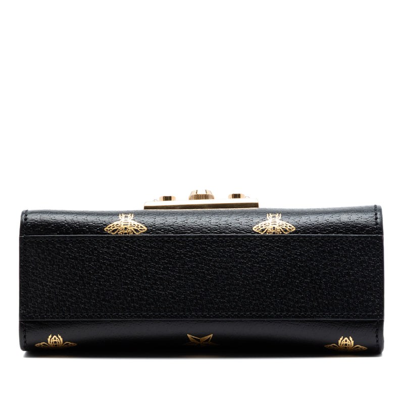 Small Calfskin Bee Star Padlock Crossbody - Image 3