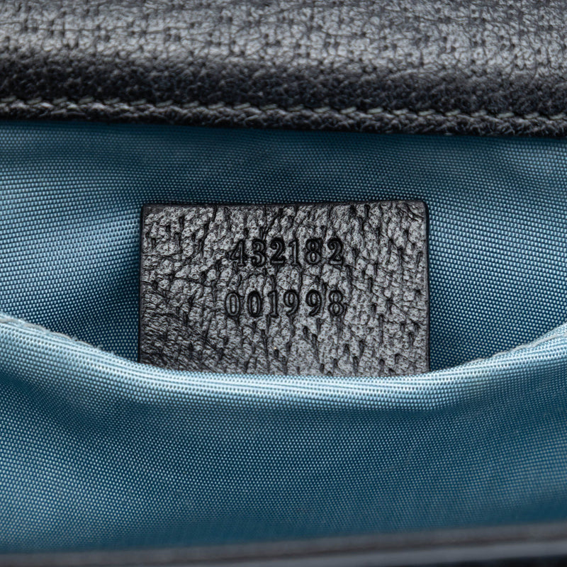 Small Calfskin Bee Star Padlock Crossbody - Image 6