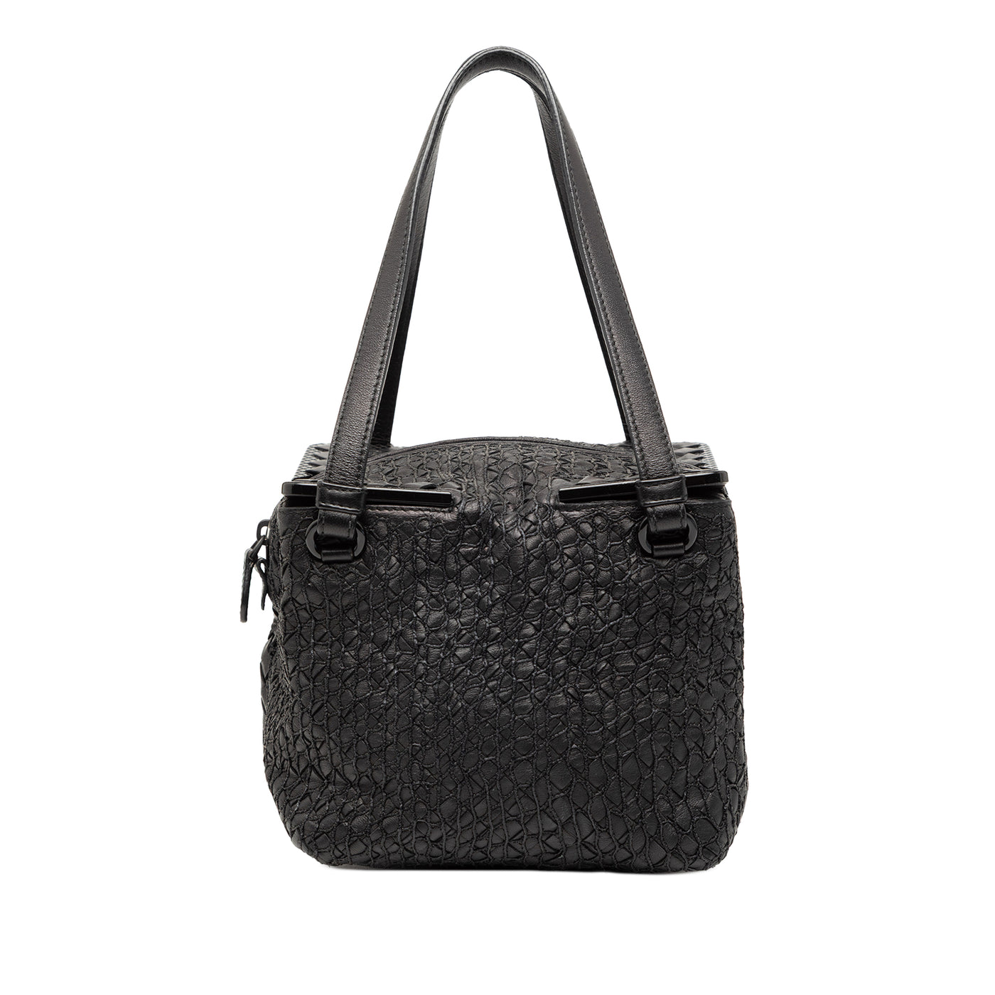 Nappa Intrecciato Square Handbag - Image 1