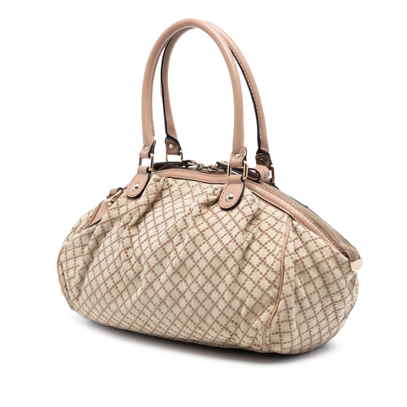 Diamante Canvas Sukey Satchel - Image 2