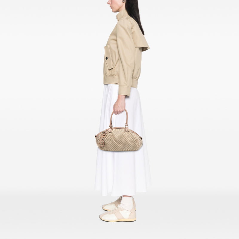 Diamante Canvas Sukey Satchel - Image 7