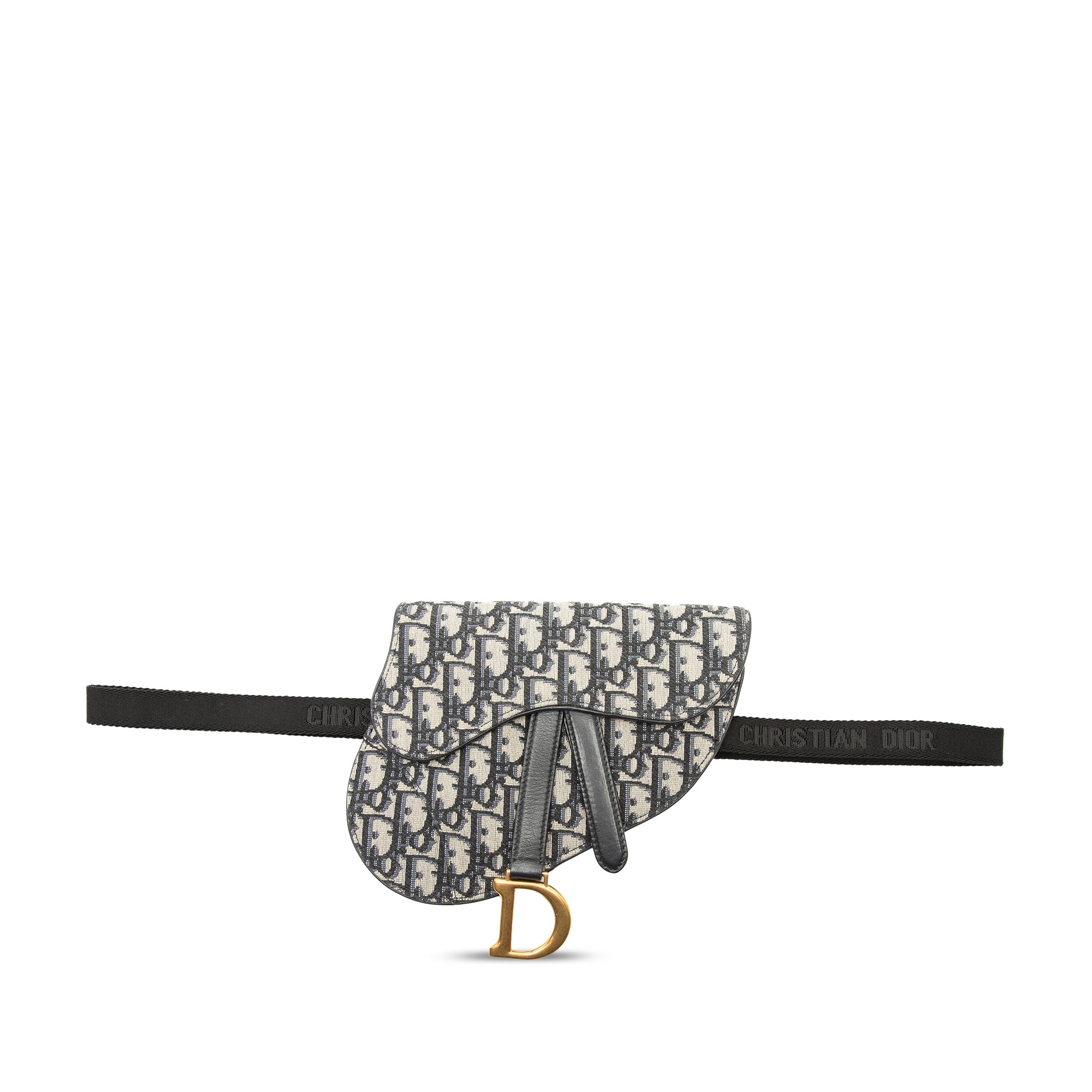 Oblique Canvas Saddle Belt Bag - Image 1