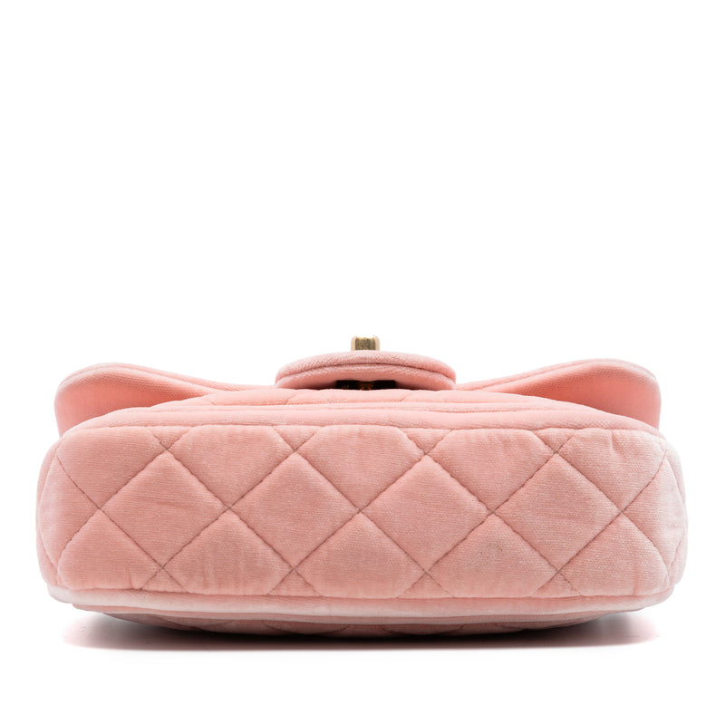 Mini Quilted Velvet Double Frame Flap - Image 3