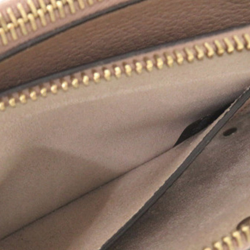 Pebbled Calfskin Rockstud Double Zip Chain Pouch - Image 6