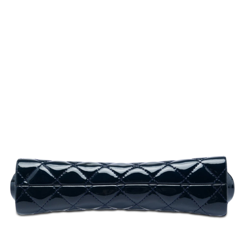 CC Quilted Patent Timeless Clutch - Image 3