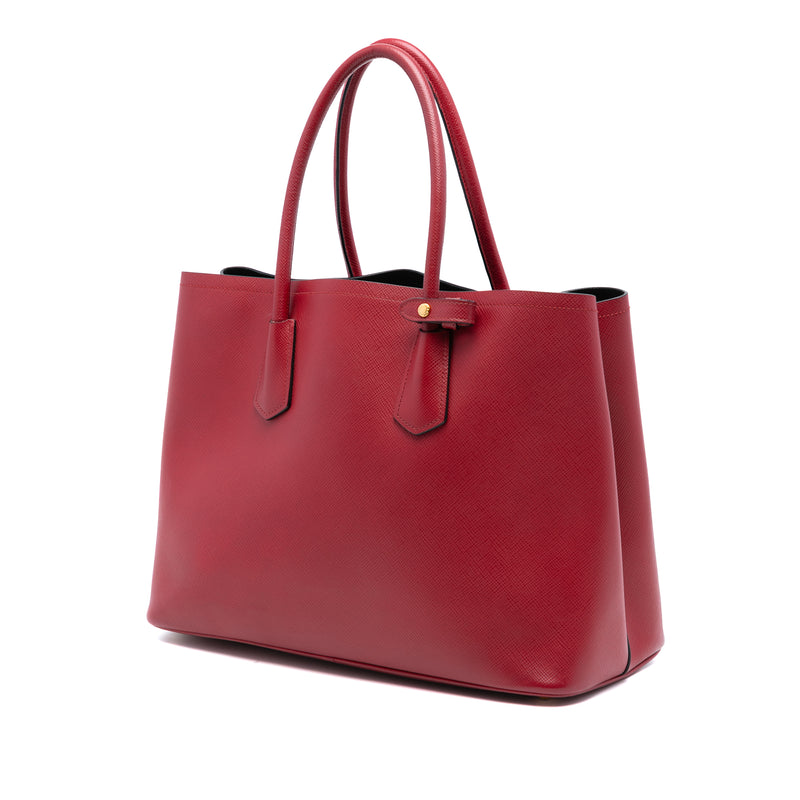 Medium Saffiano Cuir Double Satchel - Image 2