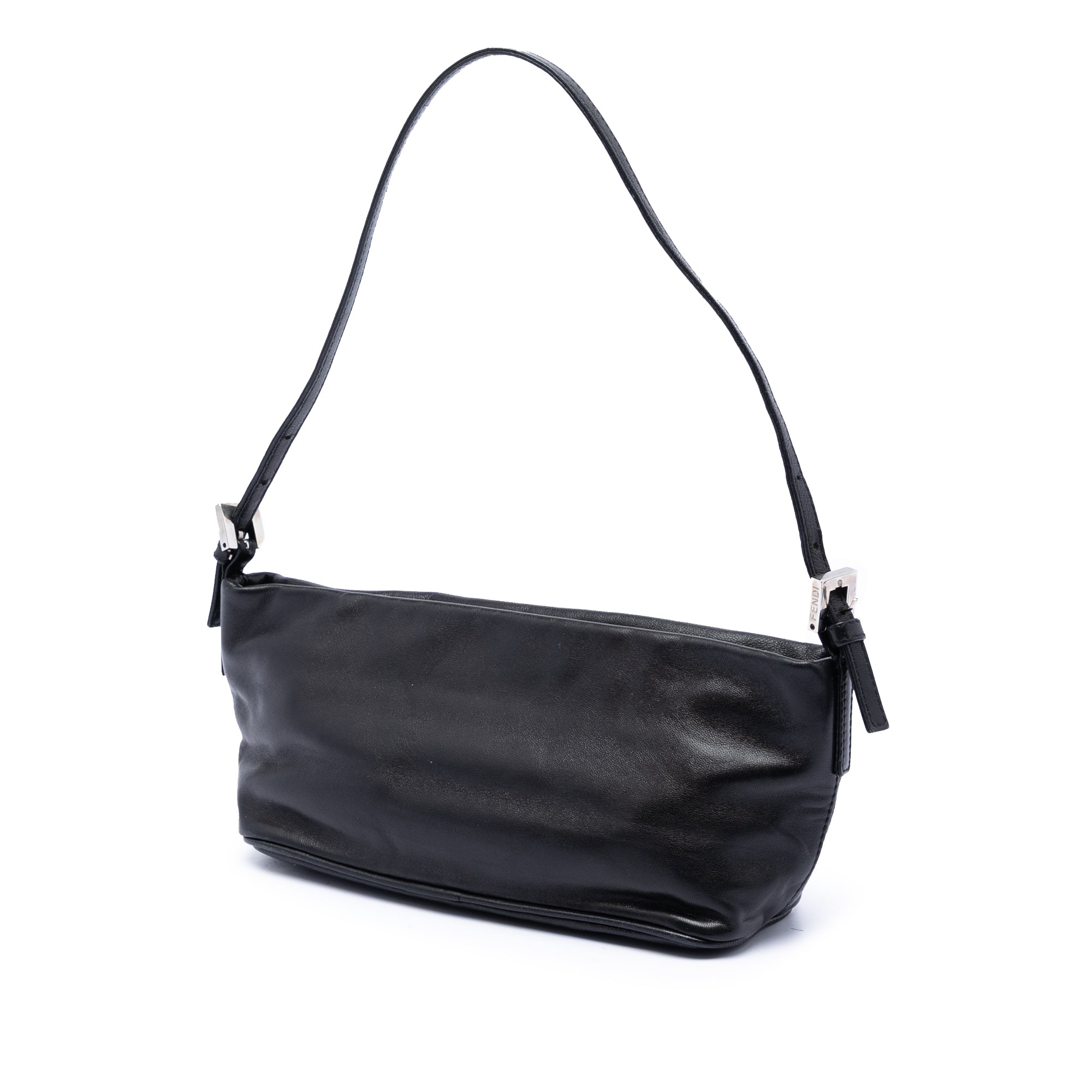 Leather FF Baguette Shoulder Bag - Image 2