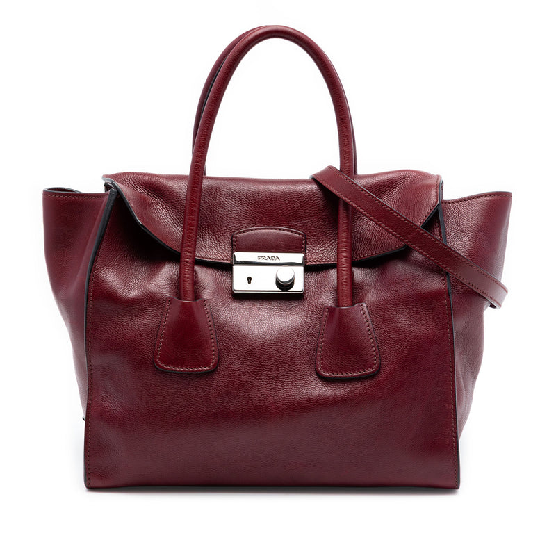 Glace Calf Sound Lock Satchel