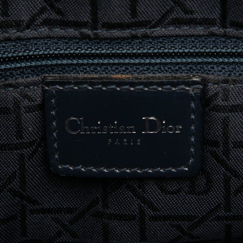 Large Denim Cannage Acrylic Handles Lady Dior - Image 5
