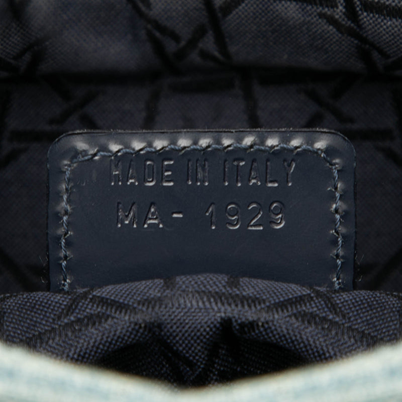 Large Denim Cannage Acrylic Handles Lady Dior - Image 6