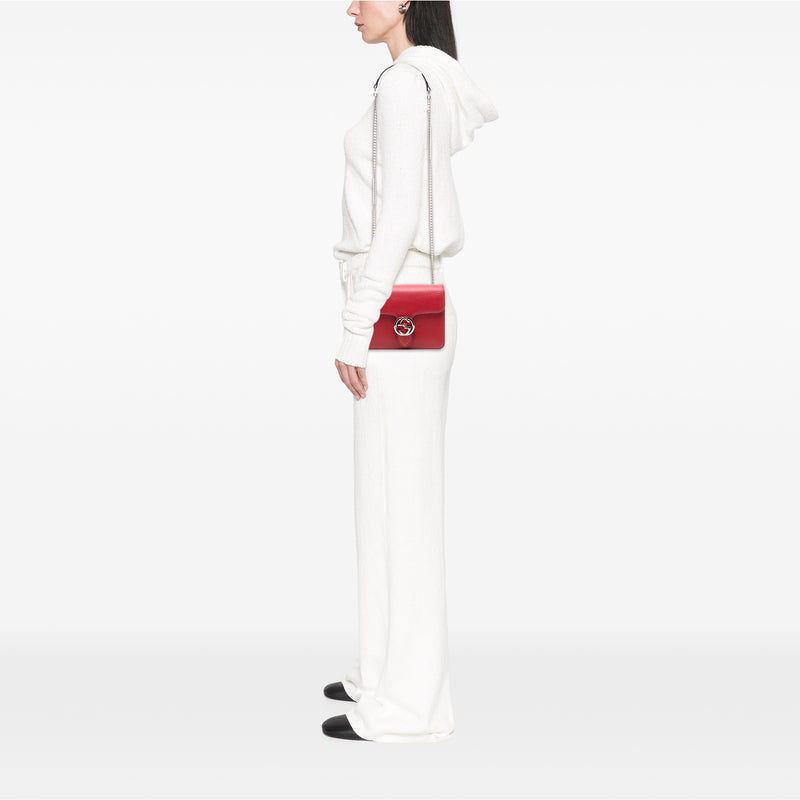 Small Dollar Calfskin Interlocking G Crossbody - Image 7