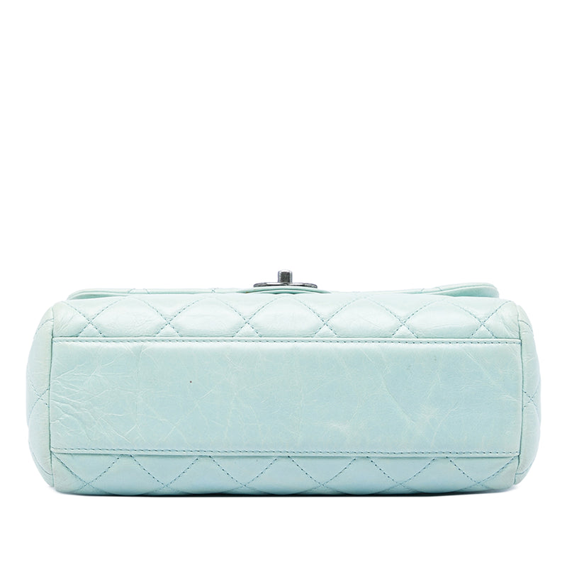 Medium Quilted Glazed Calfskin Coco Soft Flap - Image 3