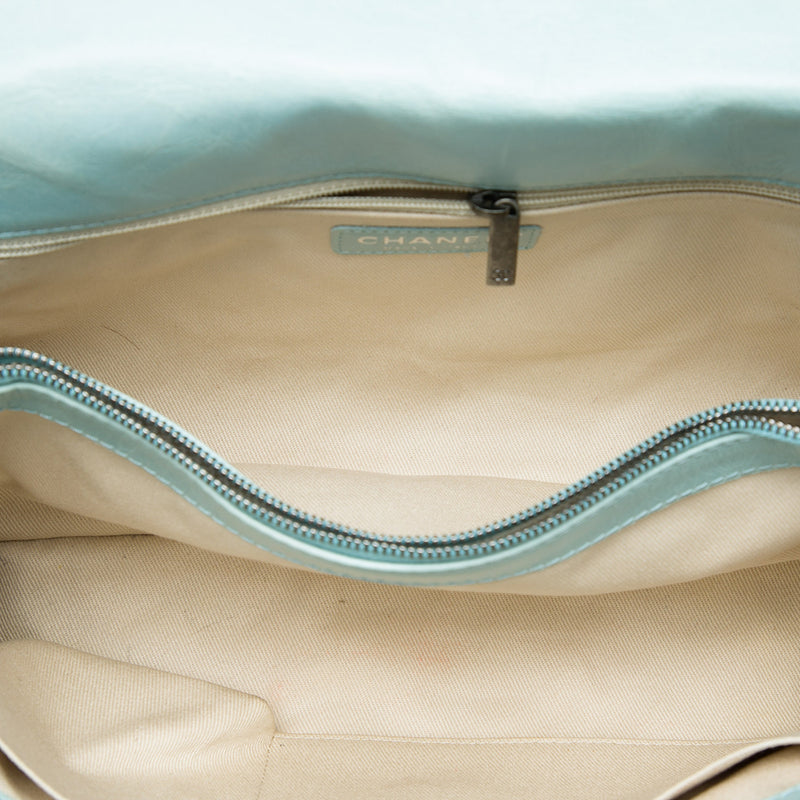 Medium Quilted Glazed Calfskin Coco Soft Flap - Image 4