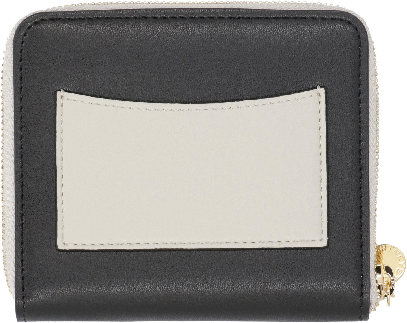Stella Mccartney Alter-Nappa Compact Wallet — Black Polyurethane & Purses