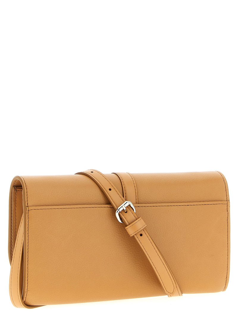 Stella Mccartney Ryder Wallet On Chain — Tan Grainy Eco Alter Mat