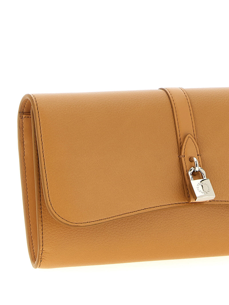 Stella Mccartney Ryder Wallet On Chain — Tan Grainy Eco Alter Mat
