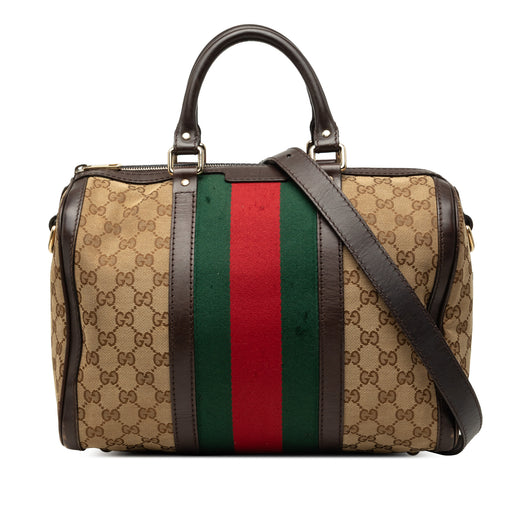 Medium GG Canvas Web Joy Boston Bag - Image 1