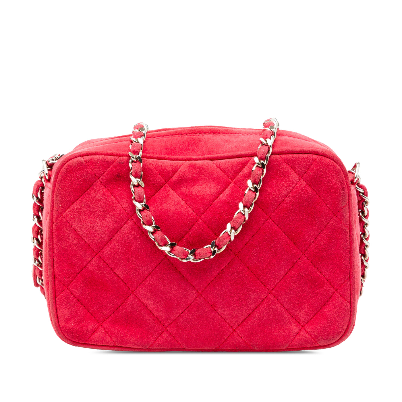 Quilted Suede Camera Bag - Image 1