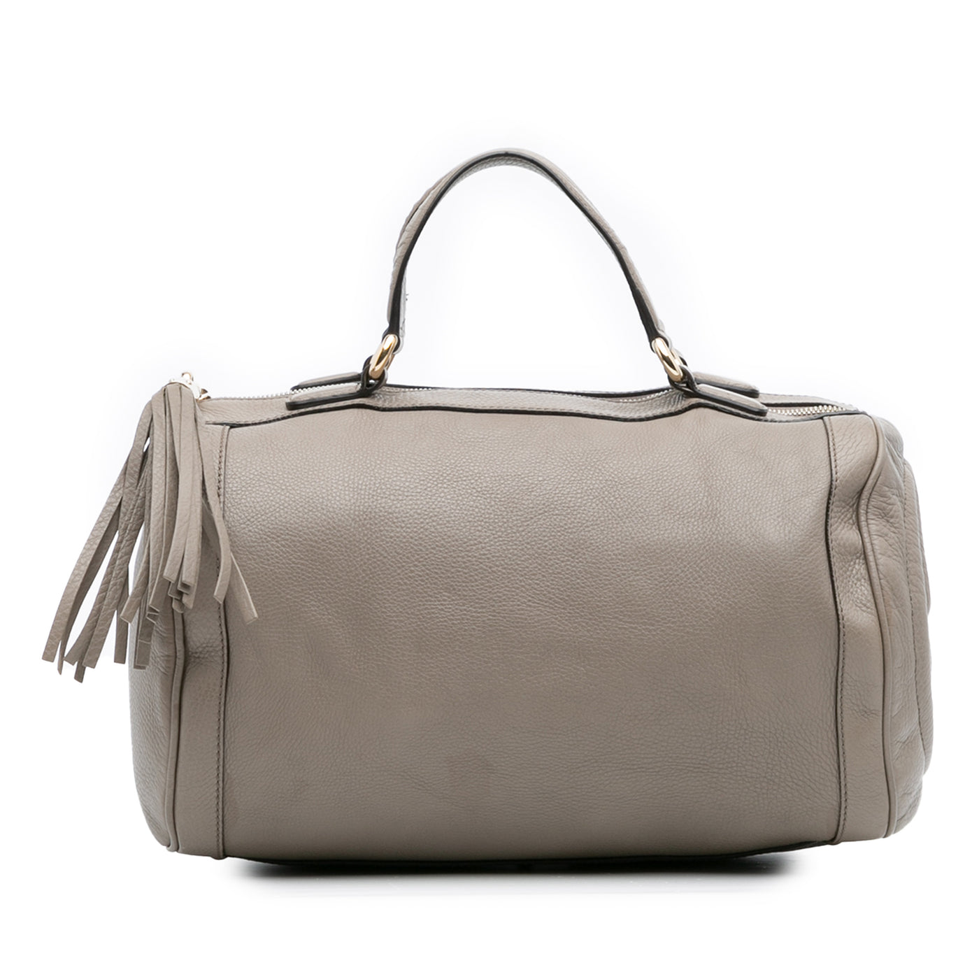 Medium Pebbled Calfskin Soho Boston Bag - Image 1