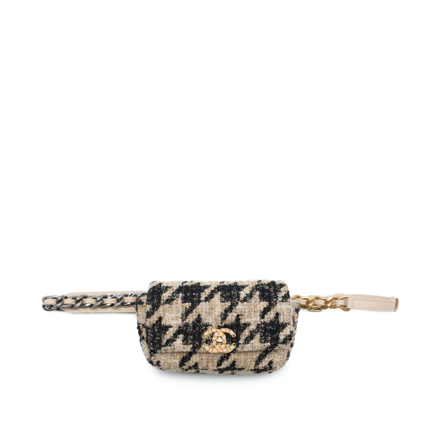 Houndstooth Tweed 19 Belt Bag - Image 1
