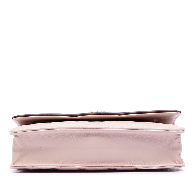 Mini Quilted Lambskin Two Tone Day Flap - Image 3