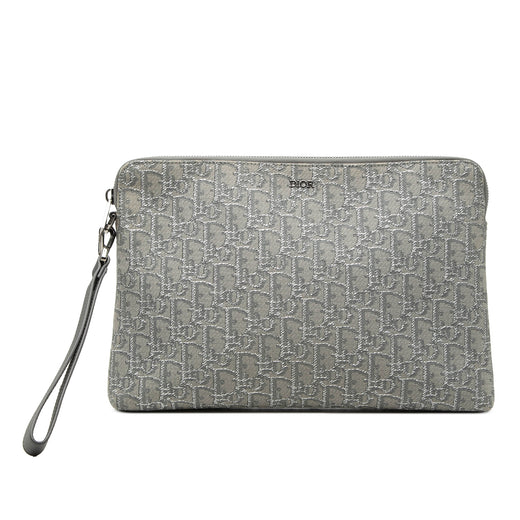 Oblique Canvas A4 Zipped Pouch - Image 1
