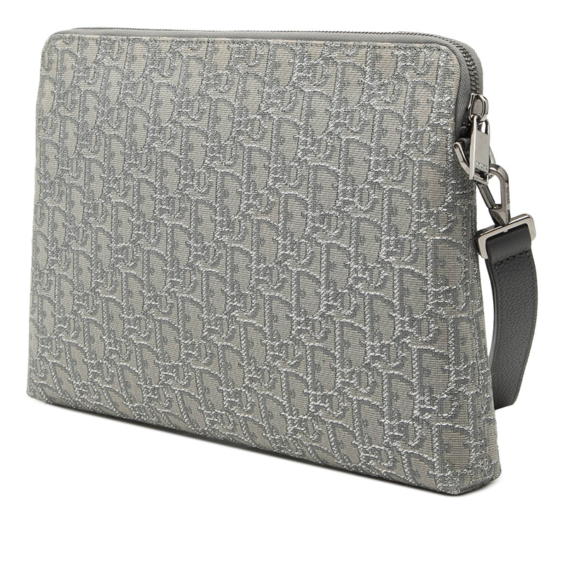 Oblique Canvas A4 Zipped Pouch - Image 2