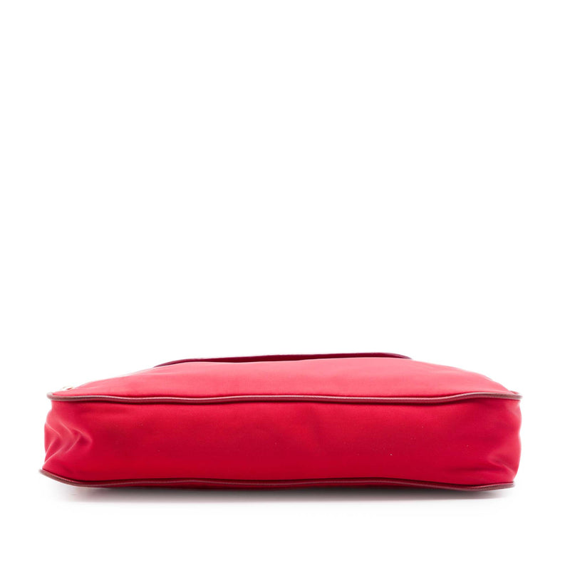 Saffiano Trimmed Tessuto Chain Crossbody - Image 3