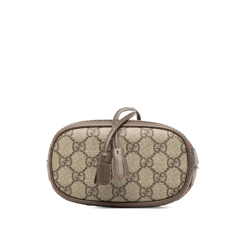 Mini GG Supreme Web Ophidia Bucket Bag - Image 3