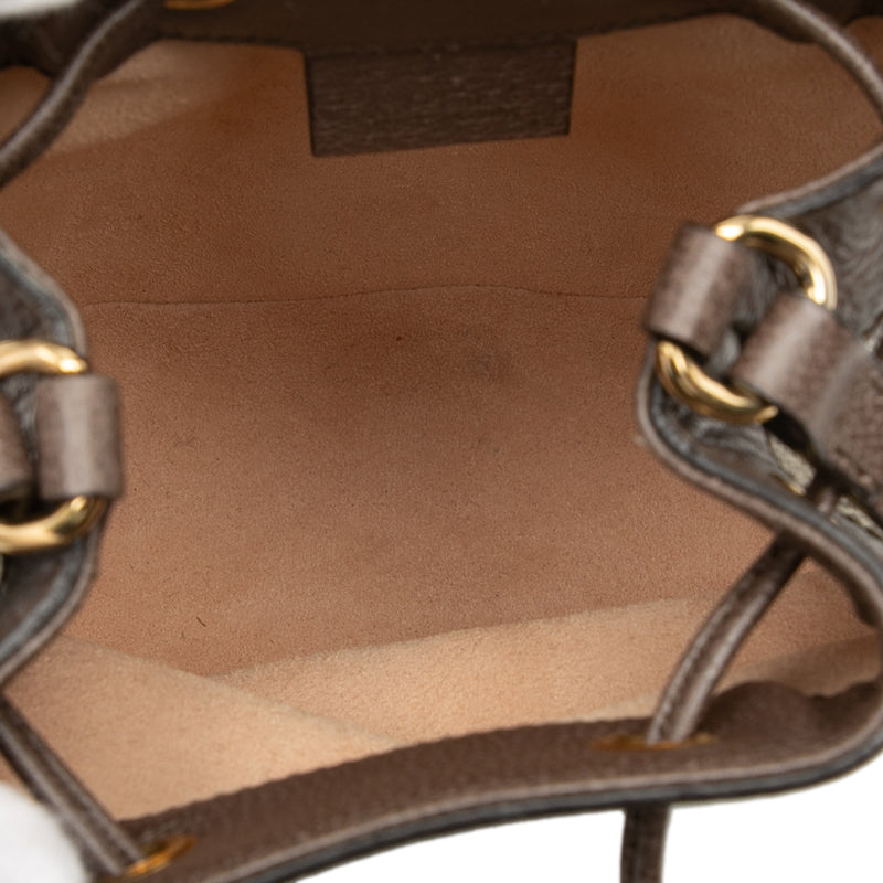 Mini GG Supreme Web Ophidia Bucket Bag - Image 4