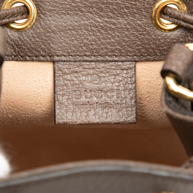 Mini GG Supreme Web Ophidia Bucket Bag - Image 5