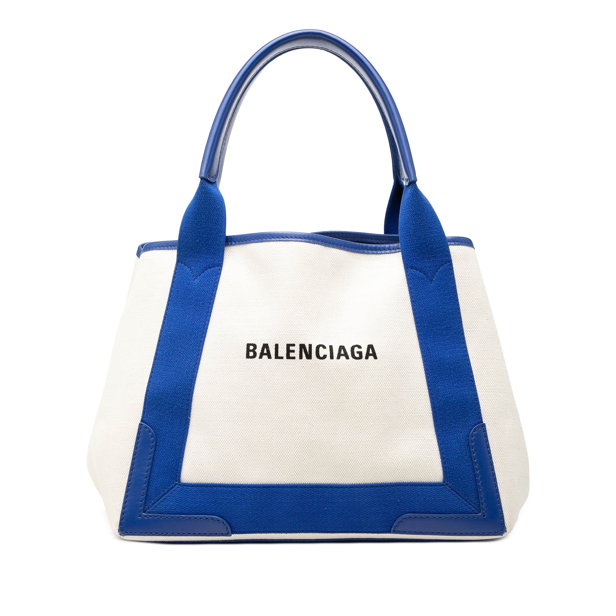 Canvas Navy Cabas S Tote - Image 1