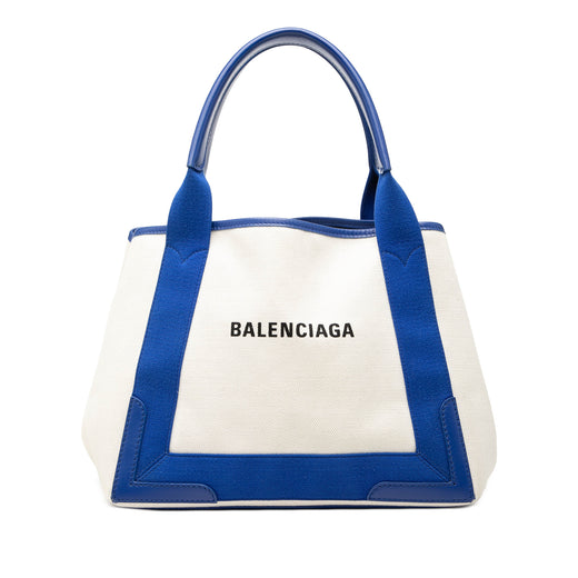 Canvas Navy Cabas S Tote - Image 1