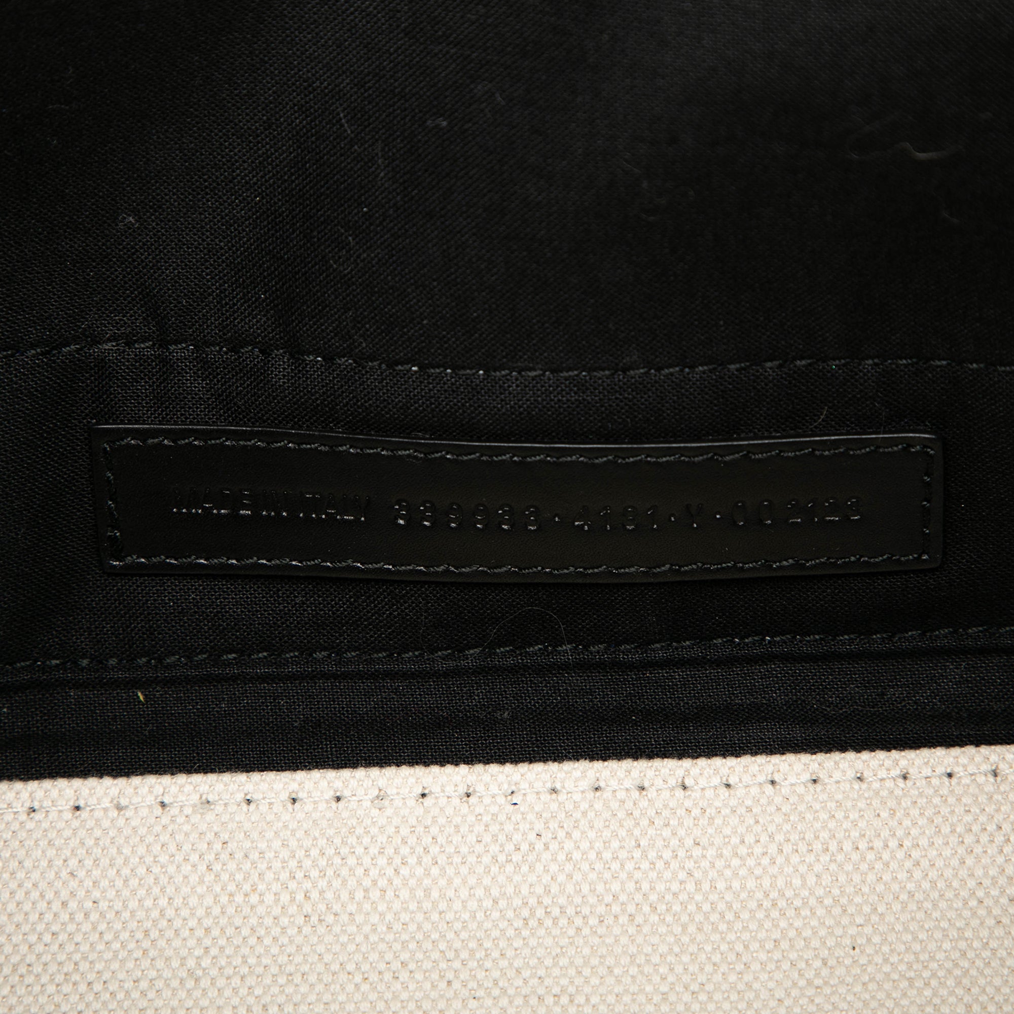 Canvas Navy Cabas S Tote - Image 6