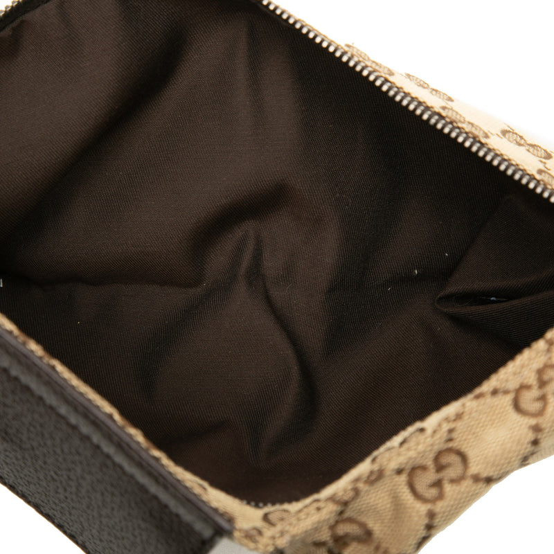GG Canvas Web Double Pocket Belt Bag - Image 4