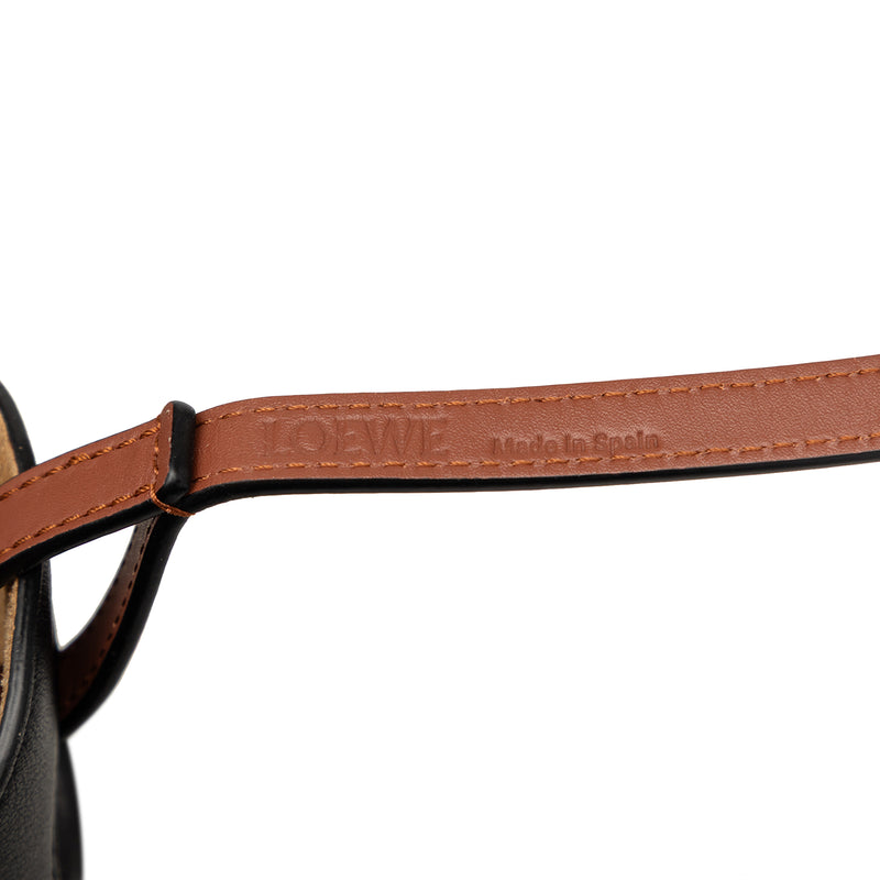 Paulas Ibiza Perforated Leather Shell Basket Tote - Image 6