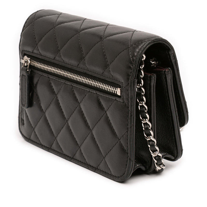 Mini CC Lambskin Wallet on Chain - Image 2