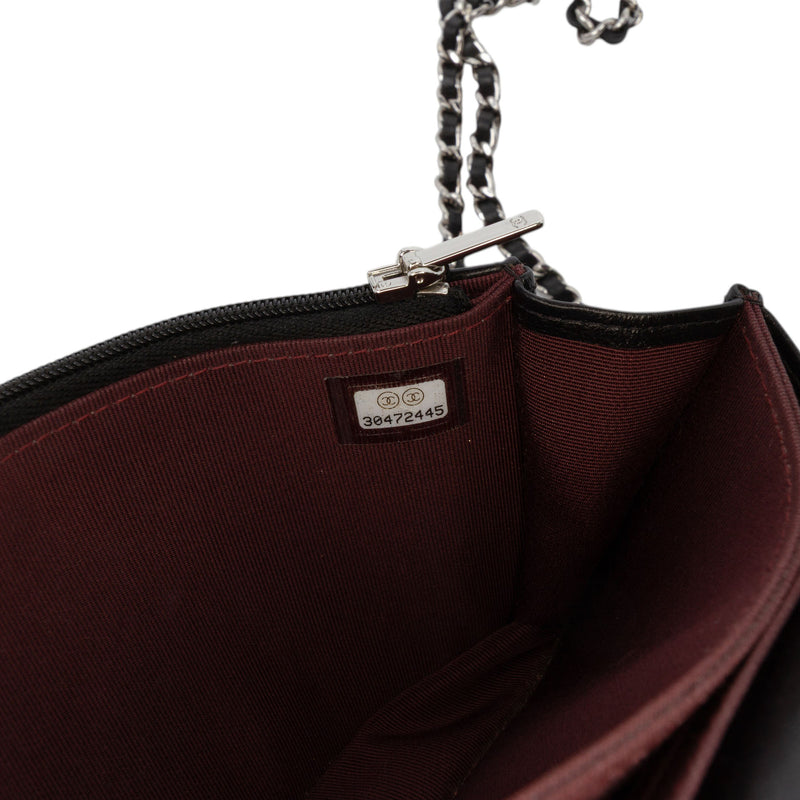 Mini CC Lambskin Wallet on Chain - Image 6