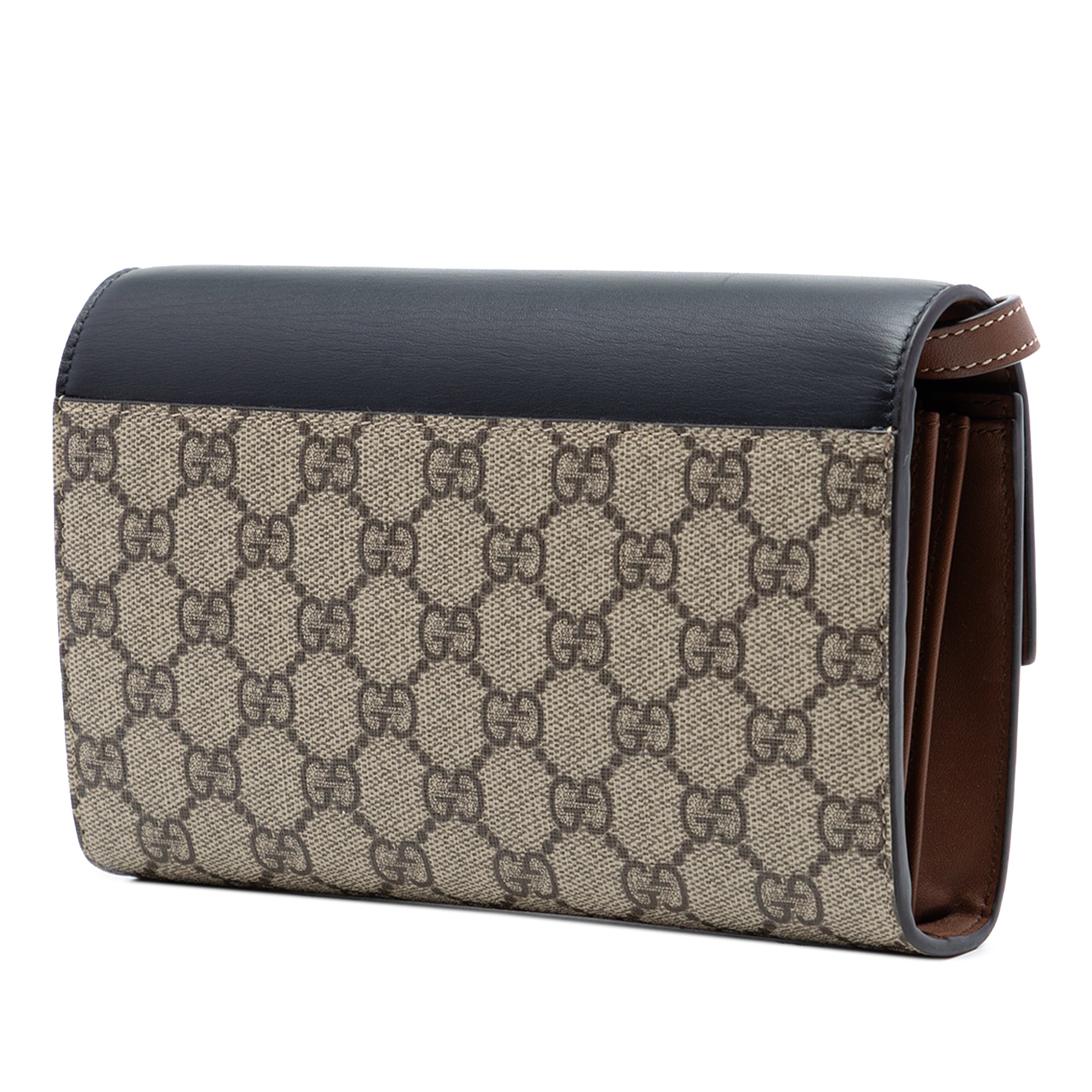 Small GG Supreme Padlock Wallet on Strap - Image 2