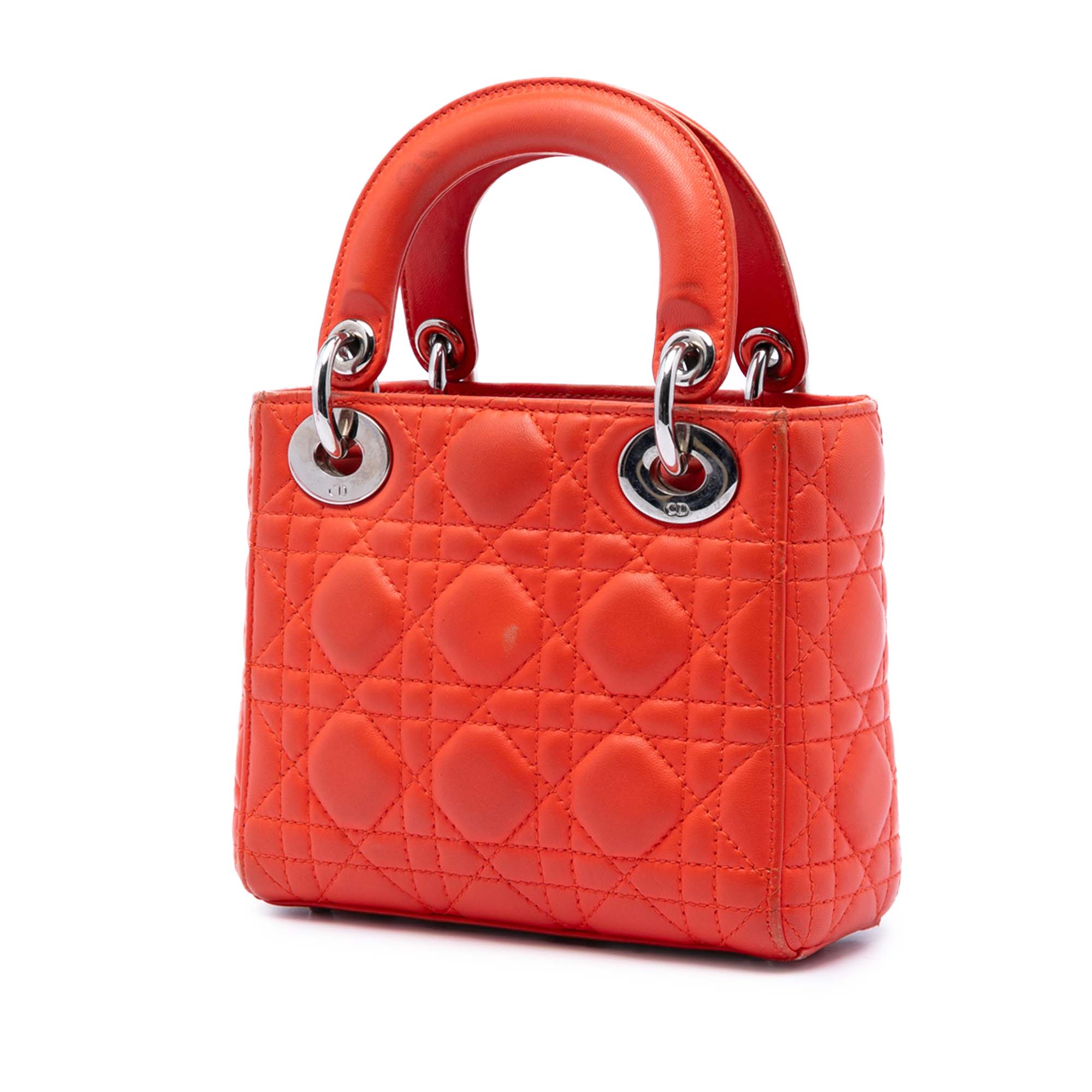 Mini Lambskin Cannage Lady Dior - Image 2