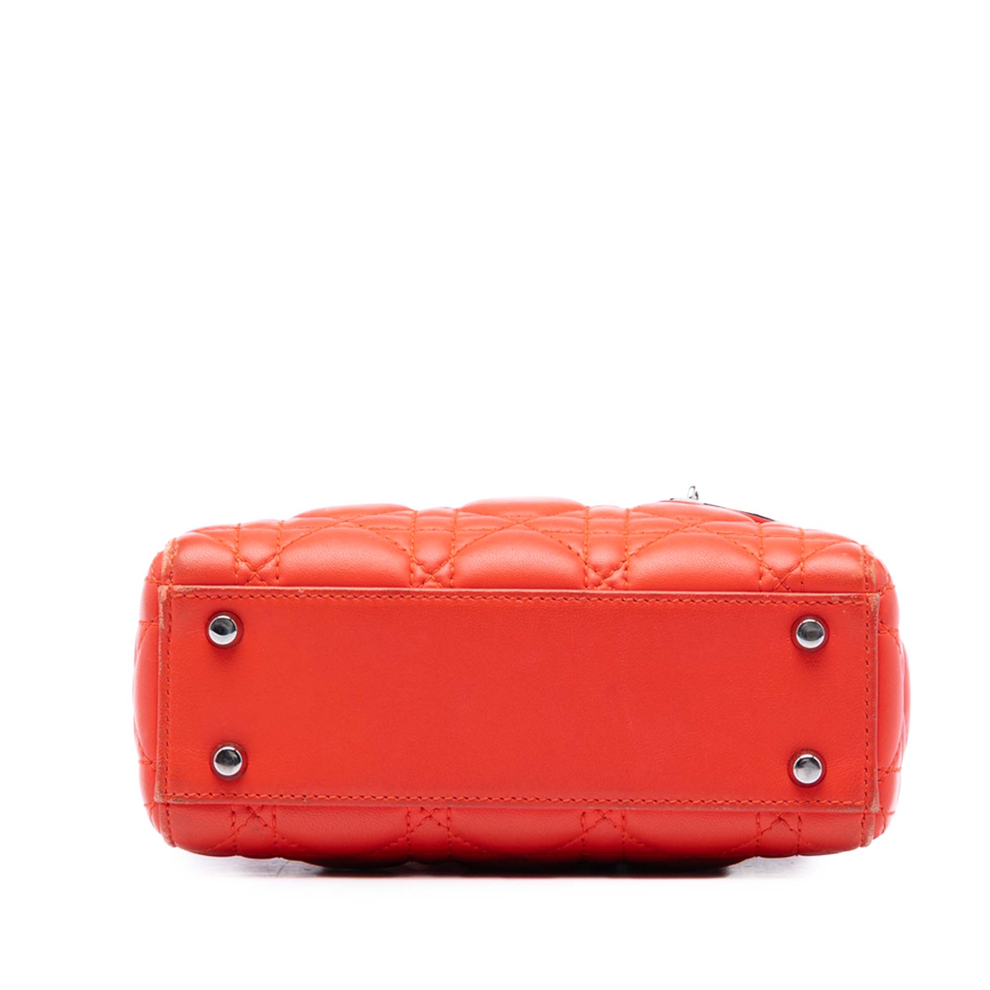 Mini Lambskin Cannage Lady Dior - Image 3