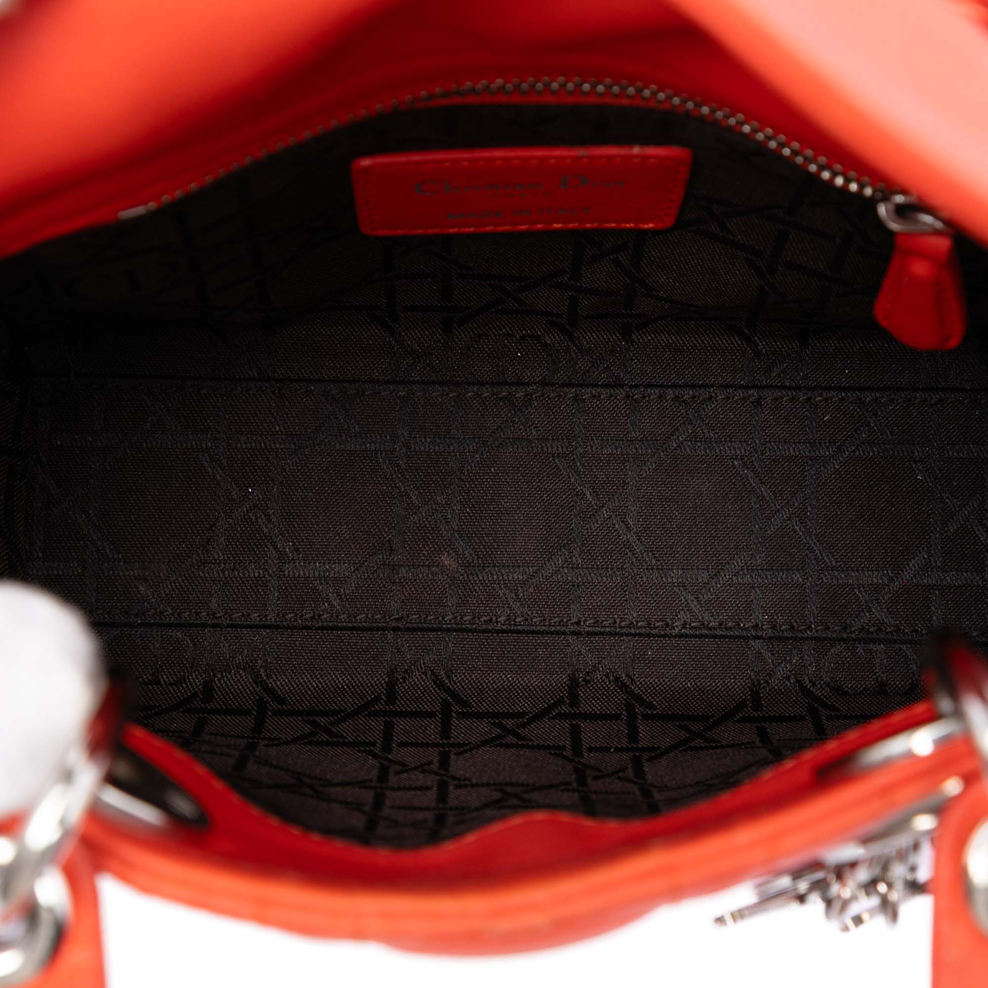 Mini Lambskin Cannage Lady Dior - Image 4