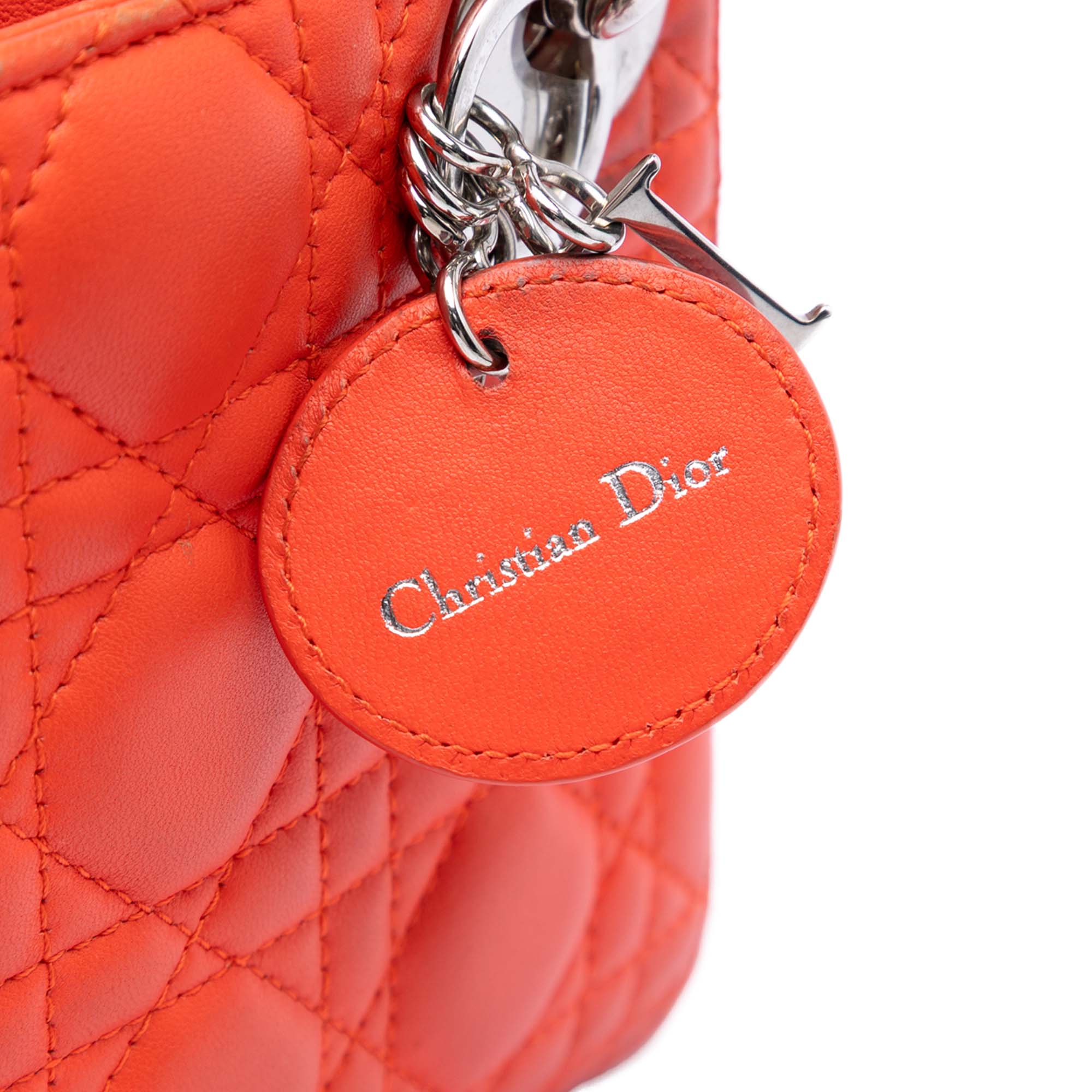 Mini Lambskin Cannage Lady Dior - Image 5
