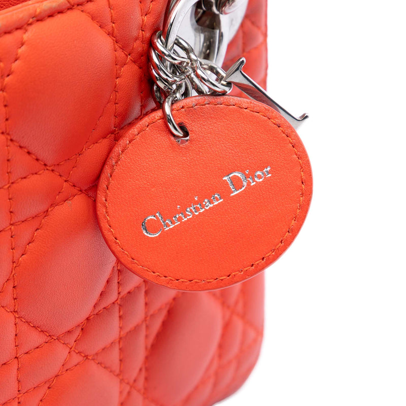 Mini Lambskin Cannage Lady Dior - Image 5