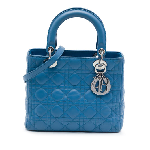Medium Lambskin Cannage Lady Dior - Image 1