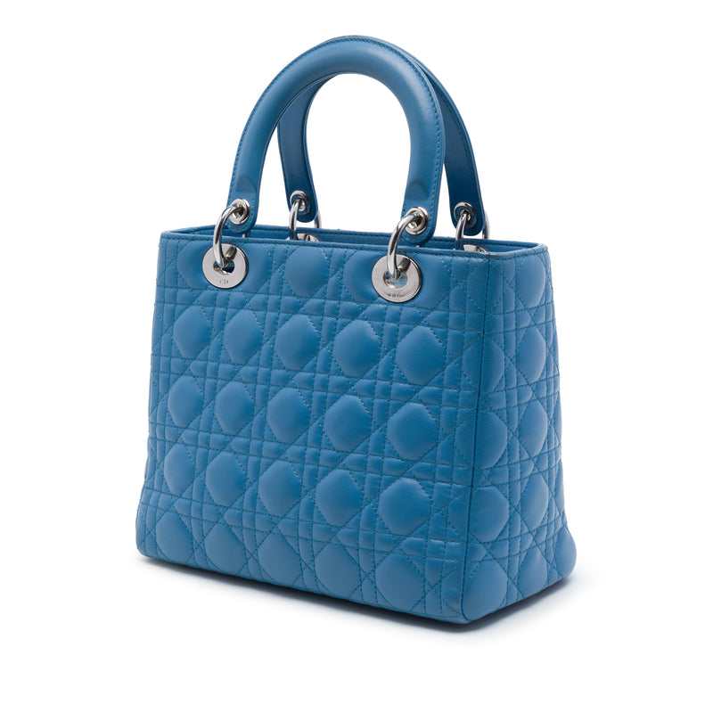 Medium Lambskin Cannage Lady Dior - Image 2