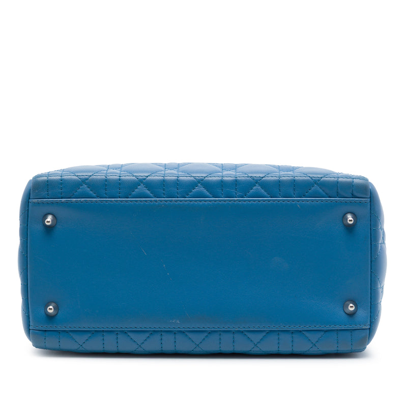 Medium Lambskin Cannage Lady Dior - Image 3